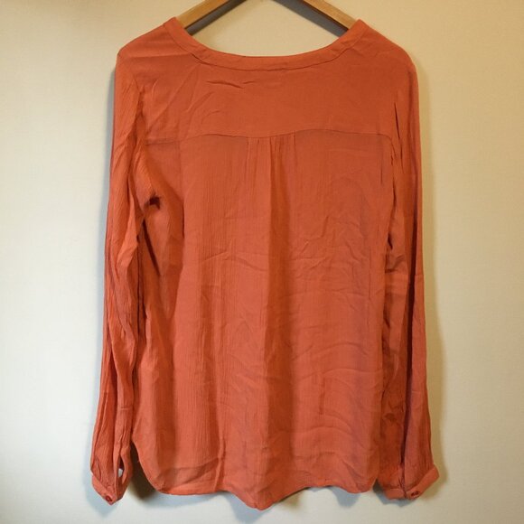Kaffe Terracotta Orange Blouse - Picture 2 of 13